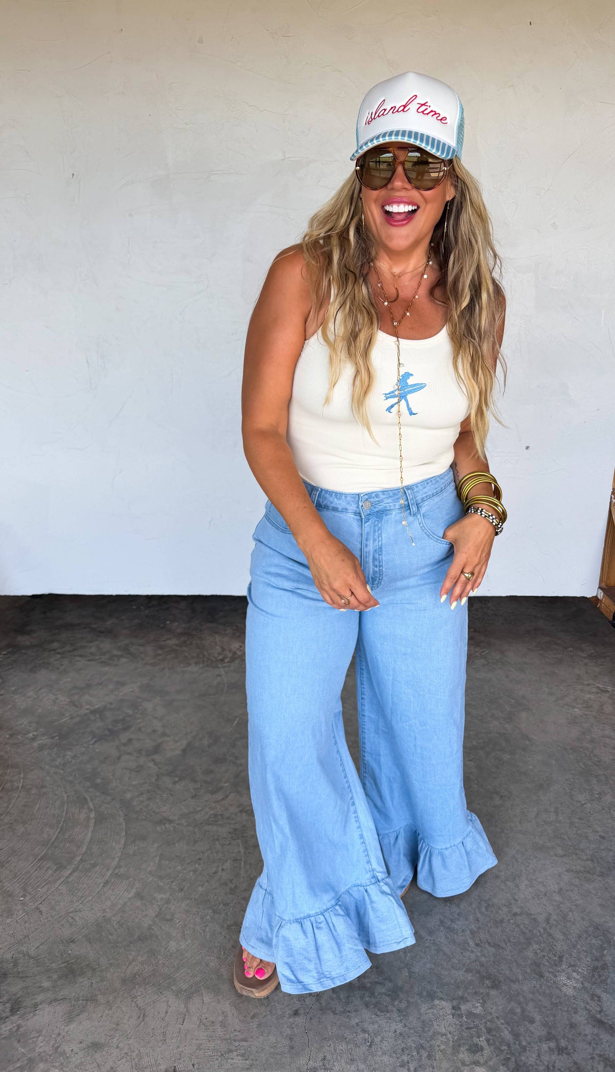 CALLIE RUFFLE JEANS