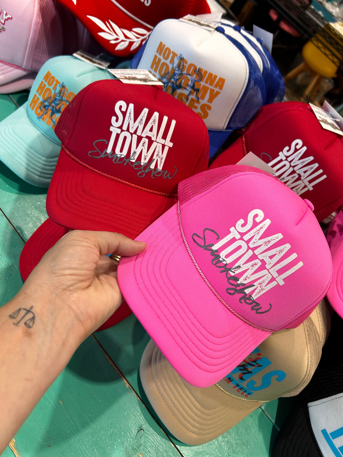 Small Town Smokeshow Trucker Hat