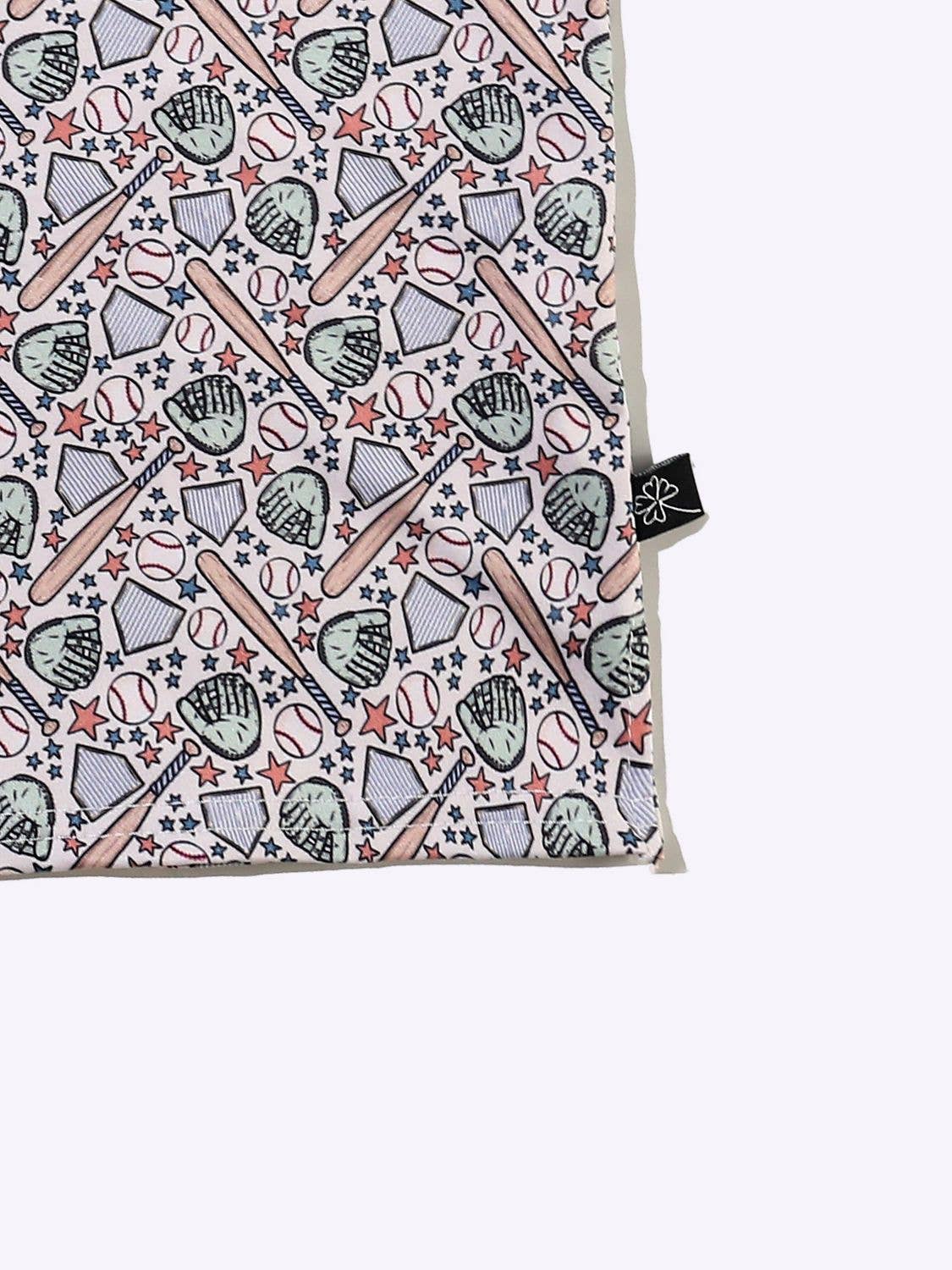 Baseball Collage Boy Collar Shirt