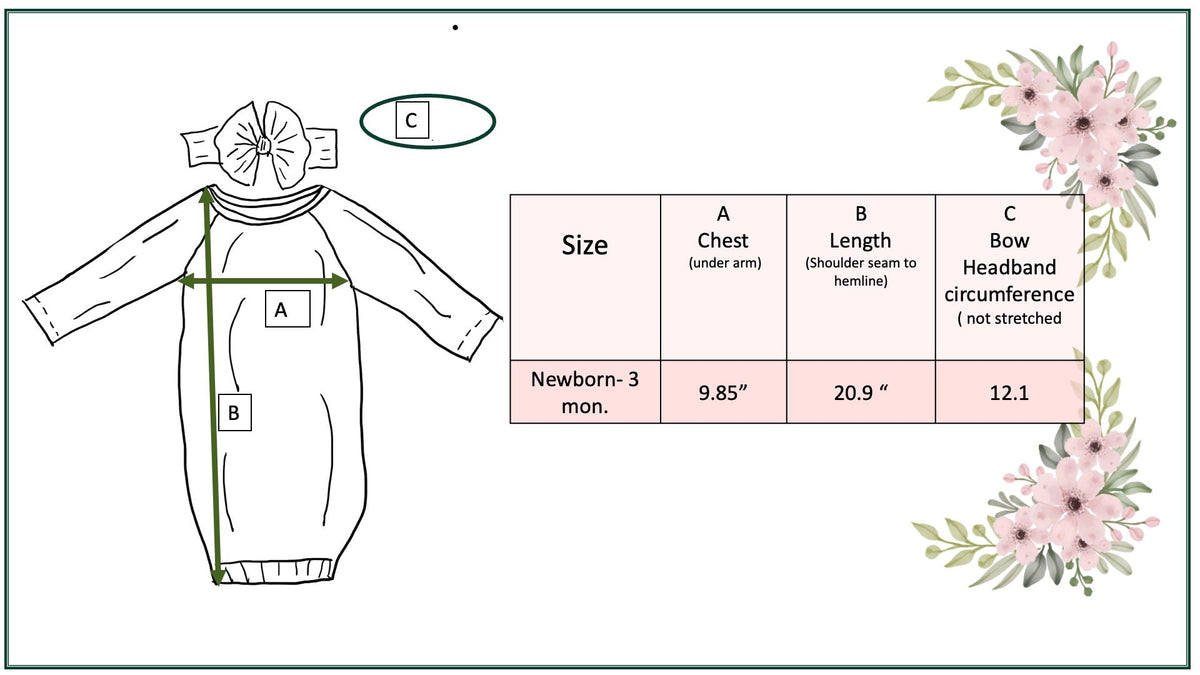Cowgirl Baby Gown