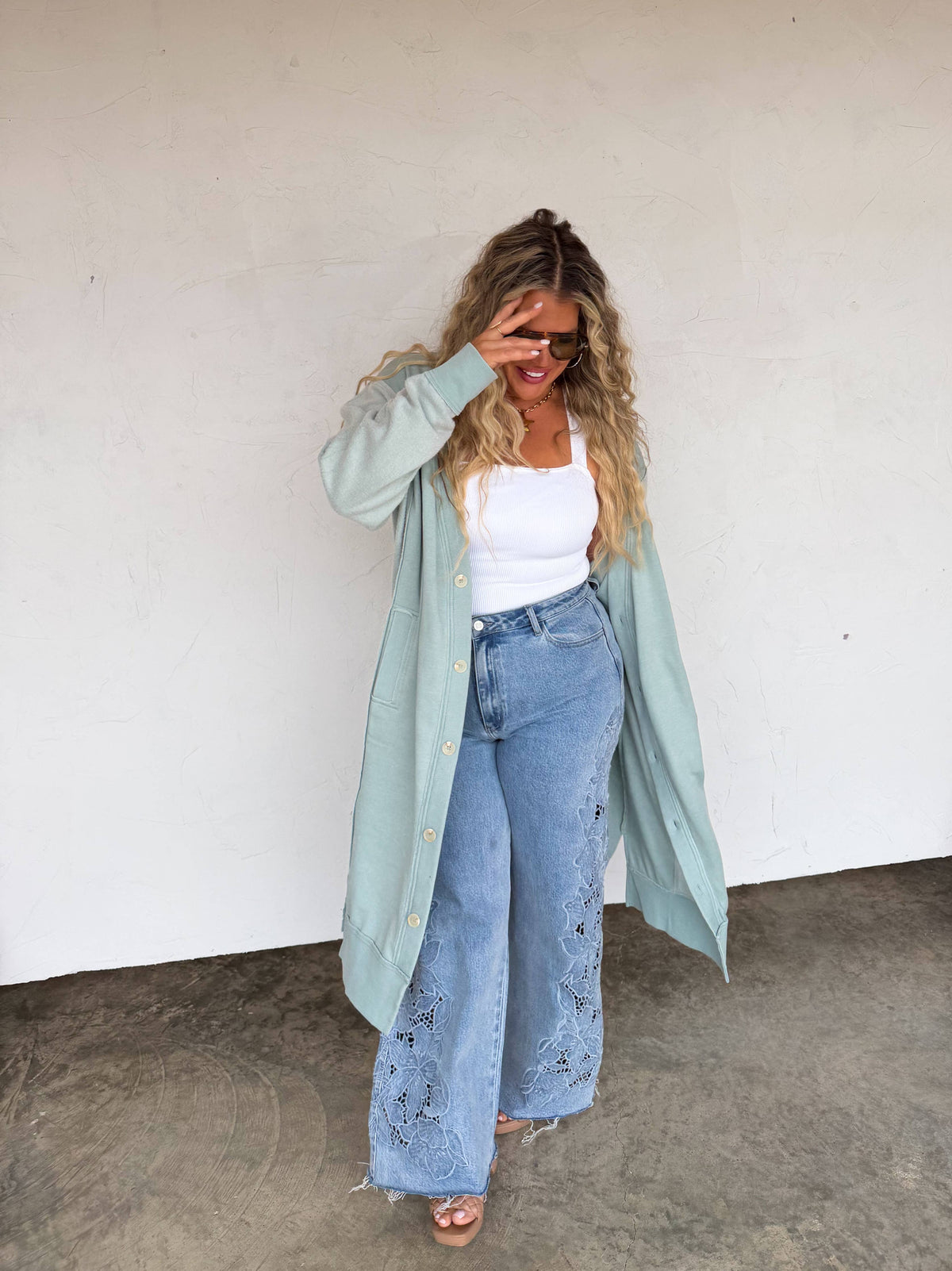 SPRING DESI SWEATSHIRT CARDIGAN