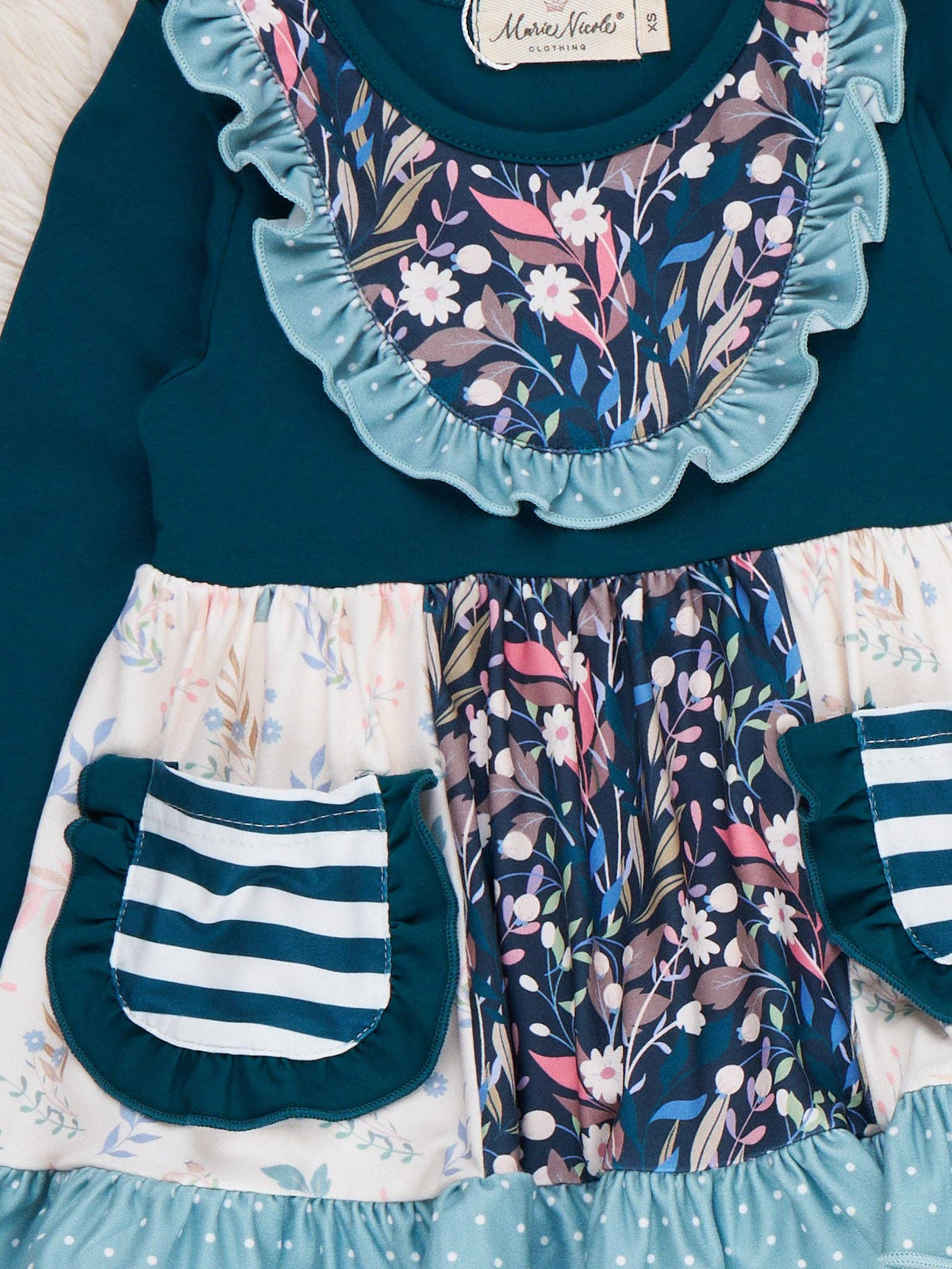 Vintage Garden Pocket Flara Bells Outfit