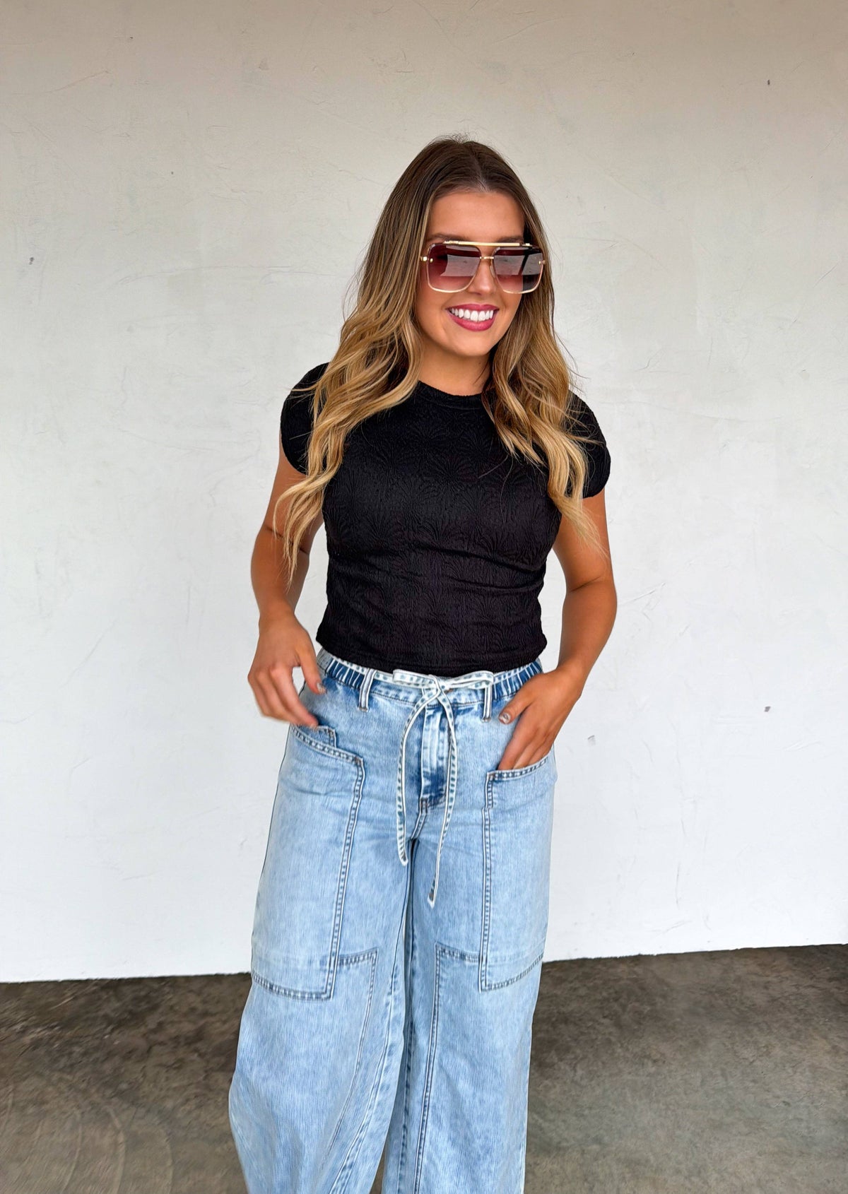 JOVIE TIE WAIST JEANS