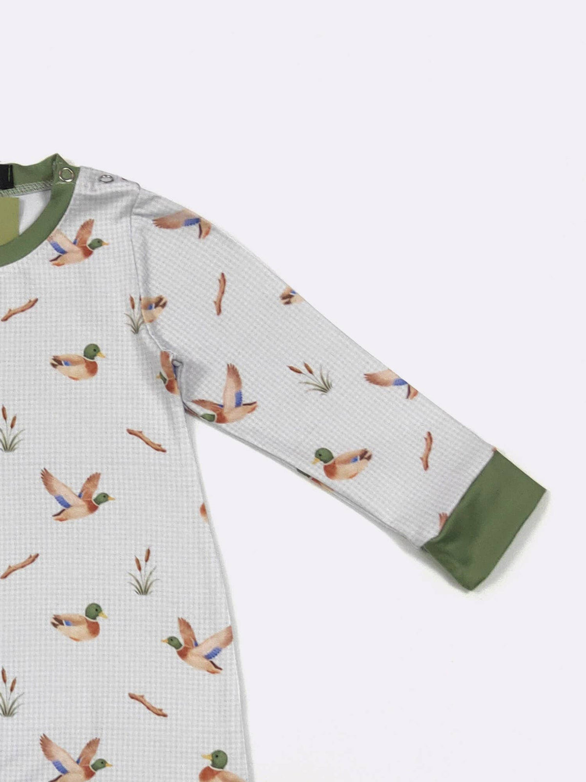 Duck Check Boy Romper