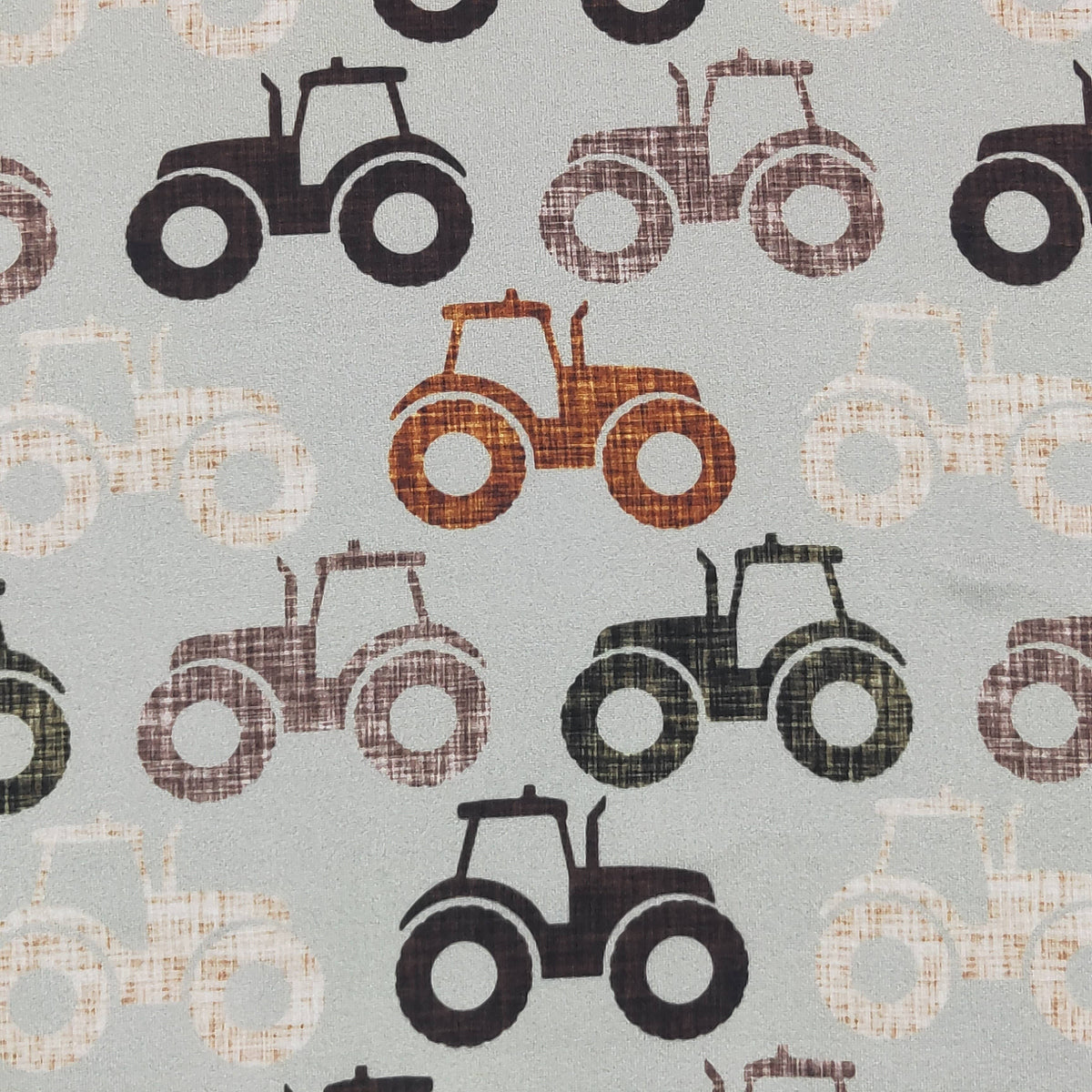 Distressed Tractor Boy Romper