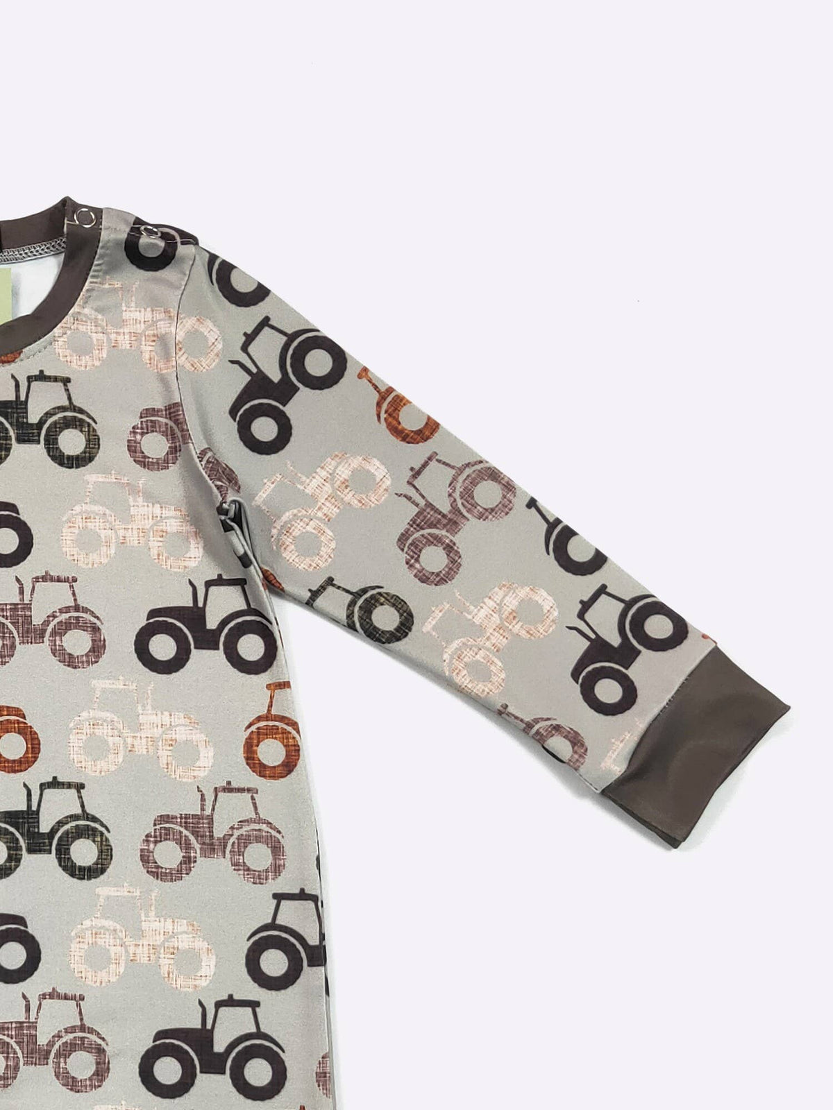 Distressed Tractor Boy Romper