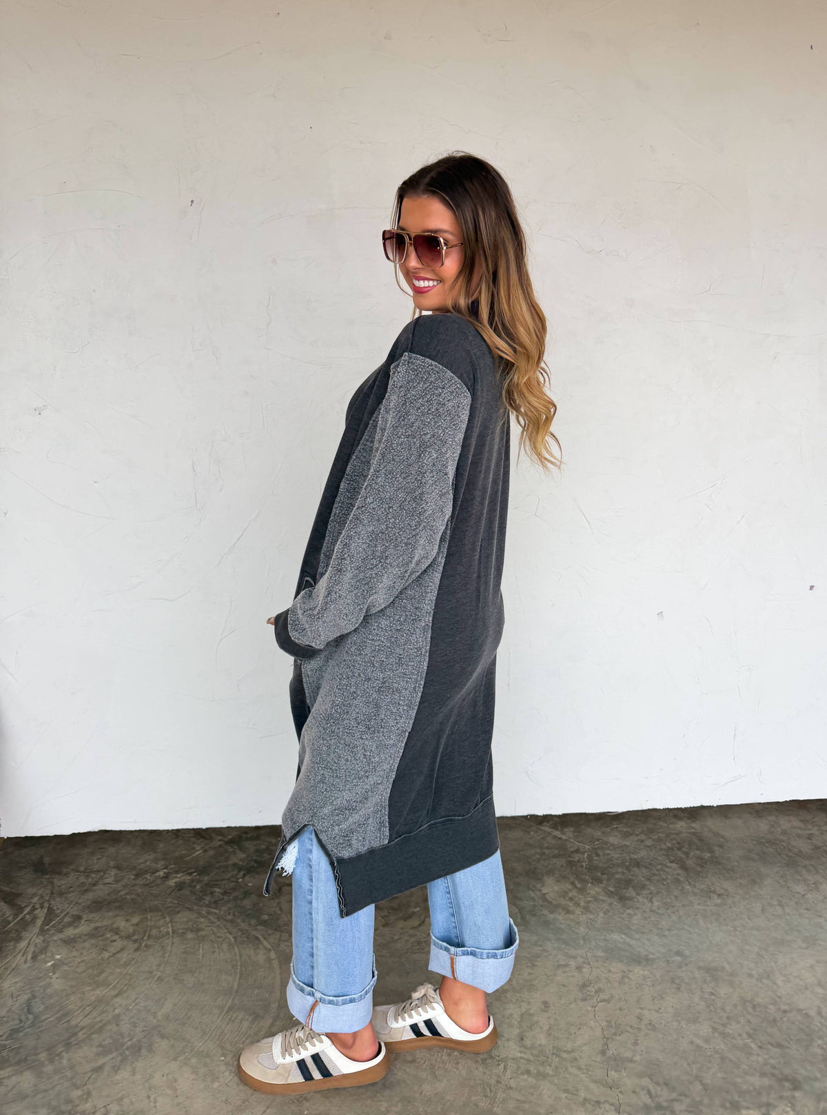 SPRING DESI SWEATSHIRT CARDIGAN