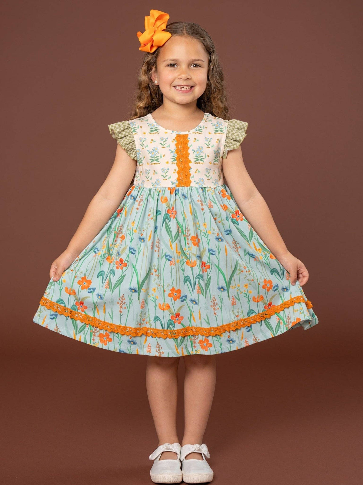 Into the Meadows Ruffle Dress