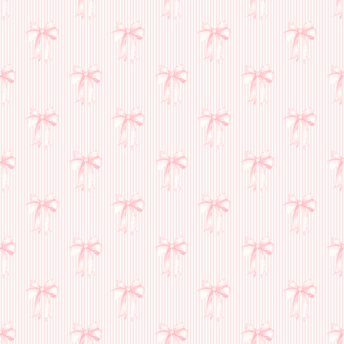 Pink Bows Baby Gown