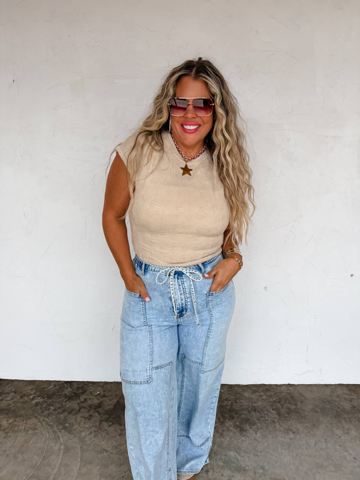 JOVIE TIE WAIST JEANS