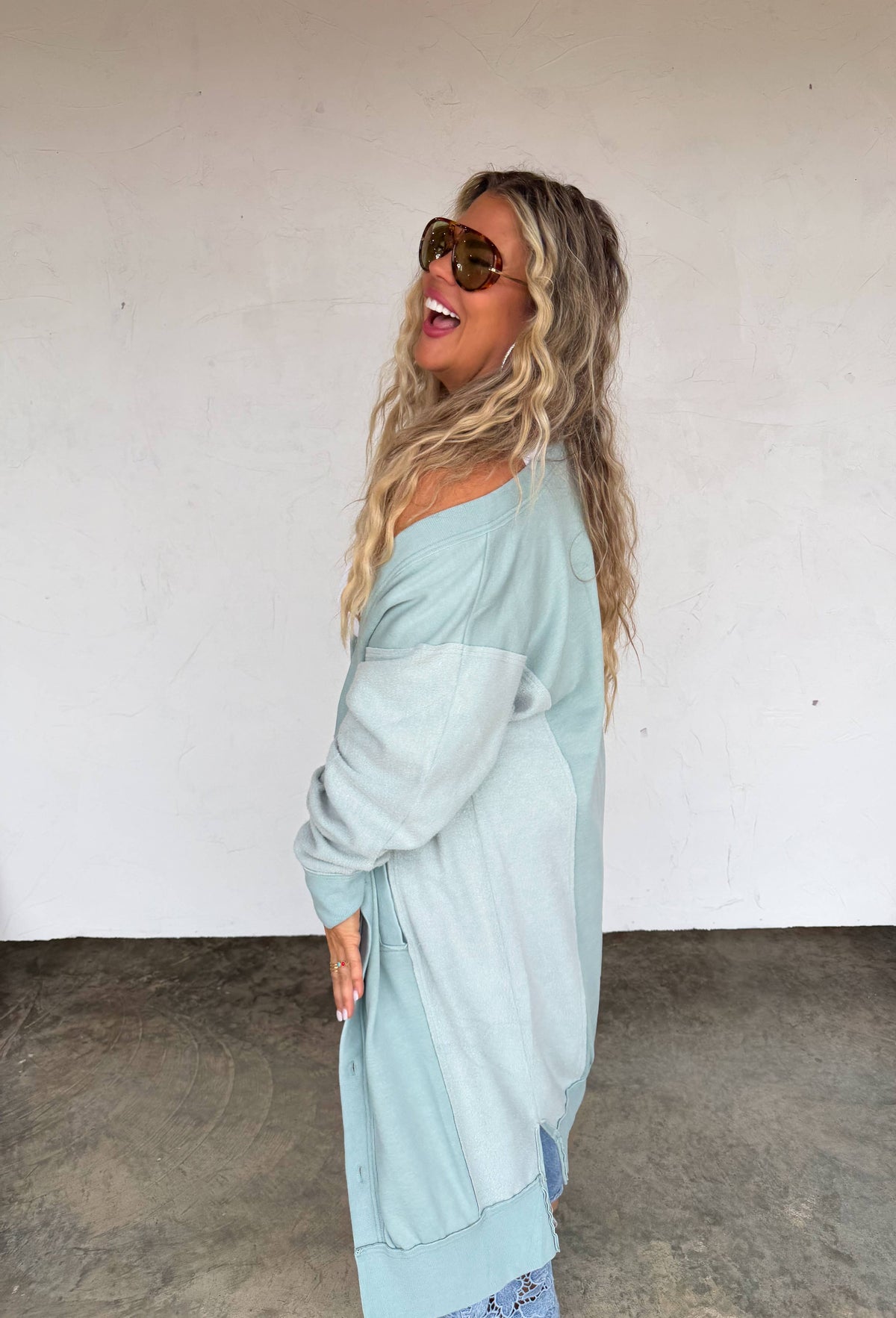 SPRING DESI SWEATSHIRT CARDIGAN