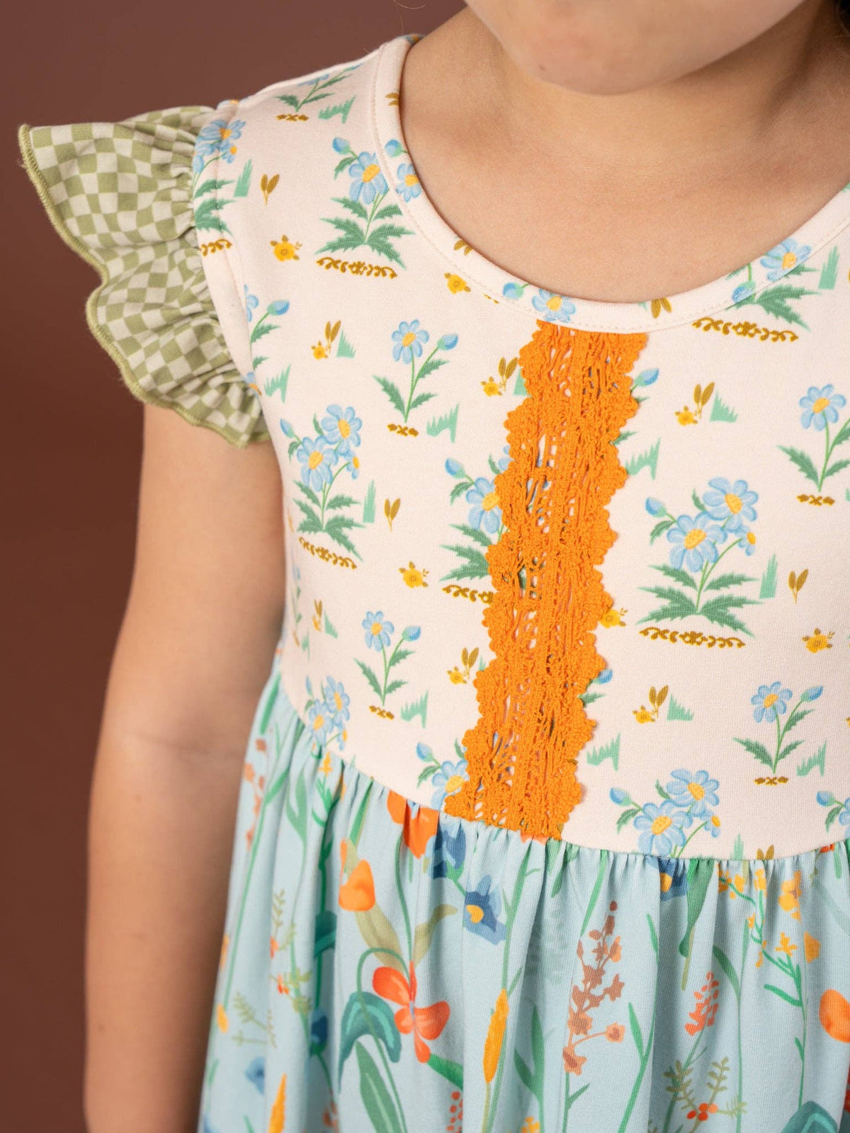 Into the Meadows Ruffle Dress