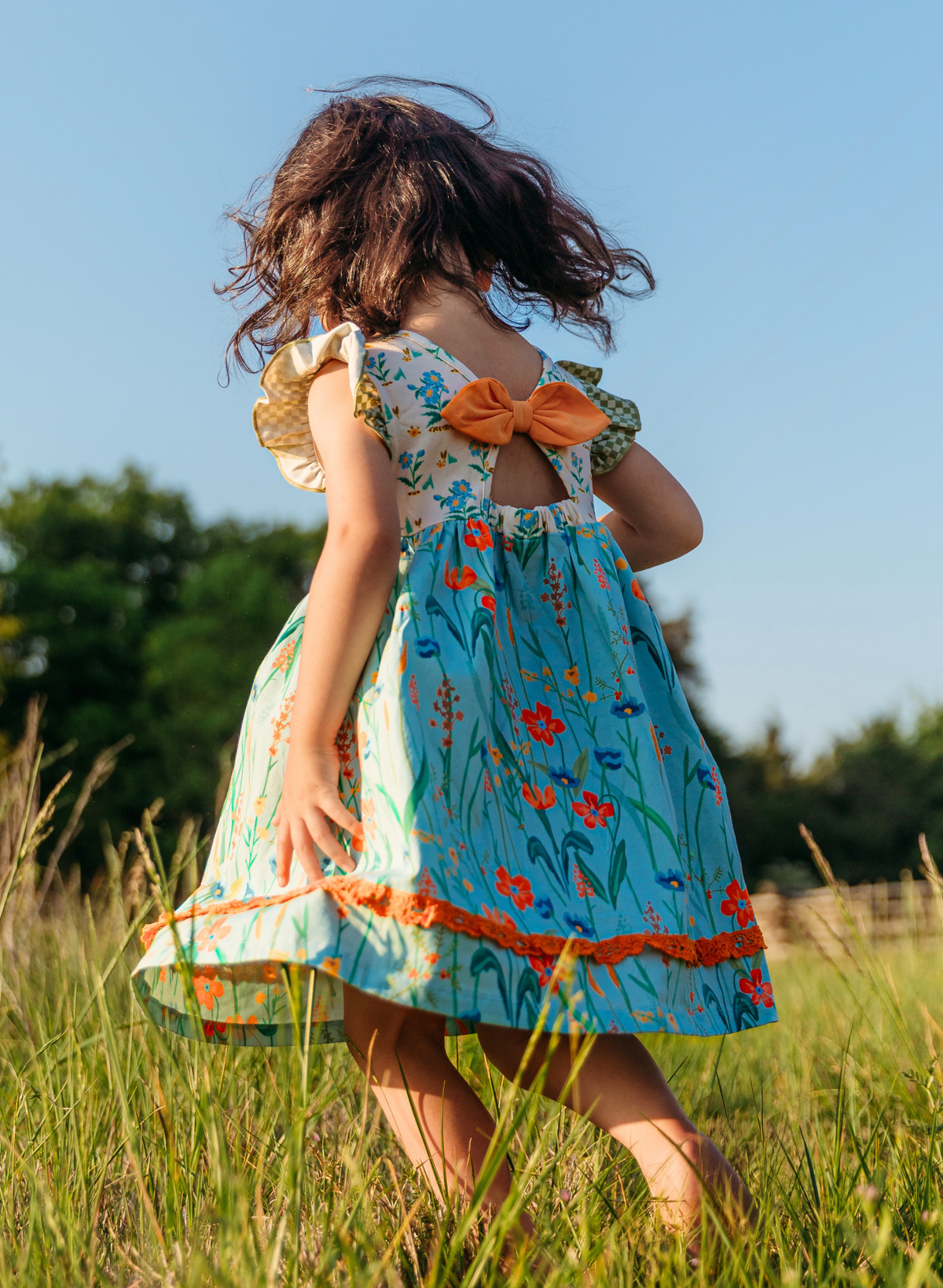 Into the Meadows Ruffle Dress