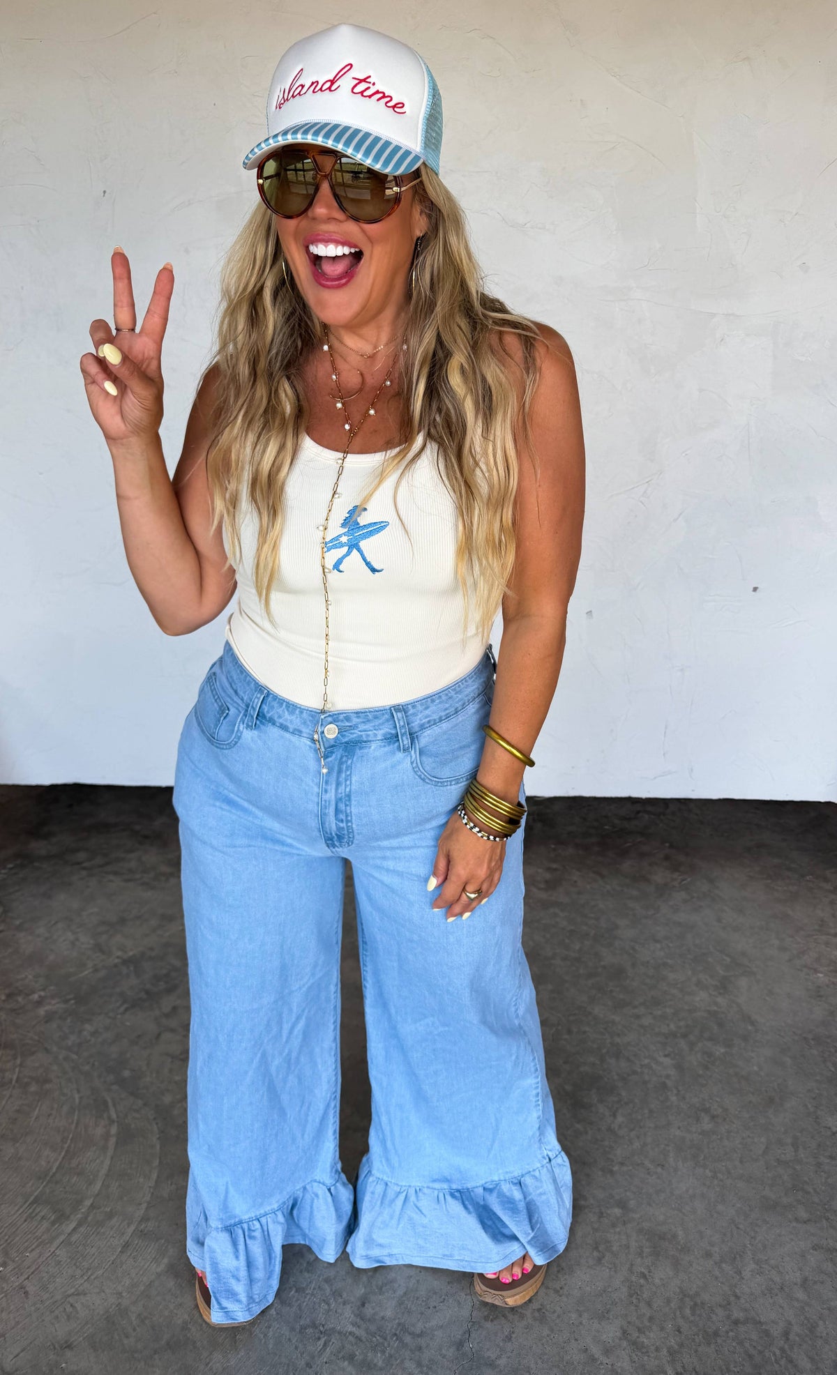 CALLIE RUFFLE JEANS