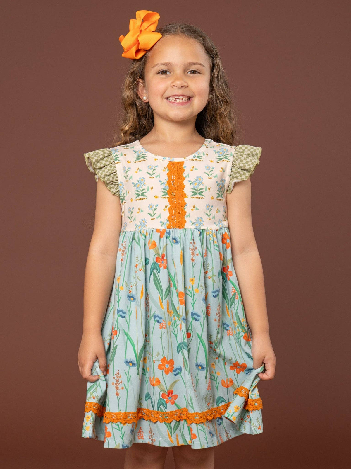 Into the Meadows Ruffle Dress