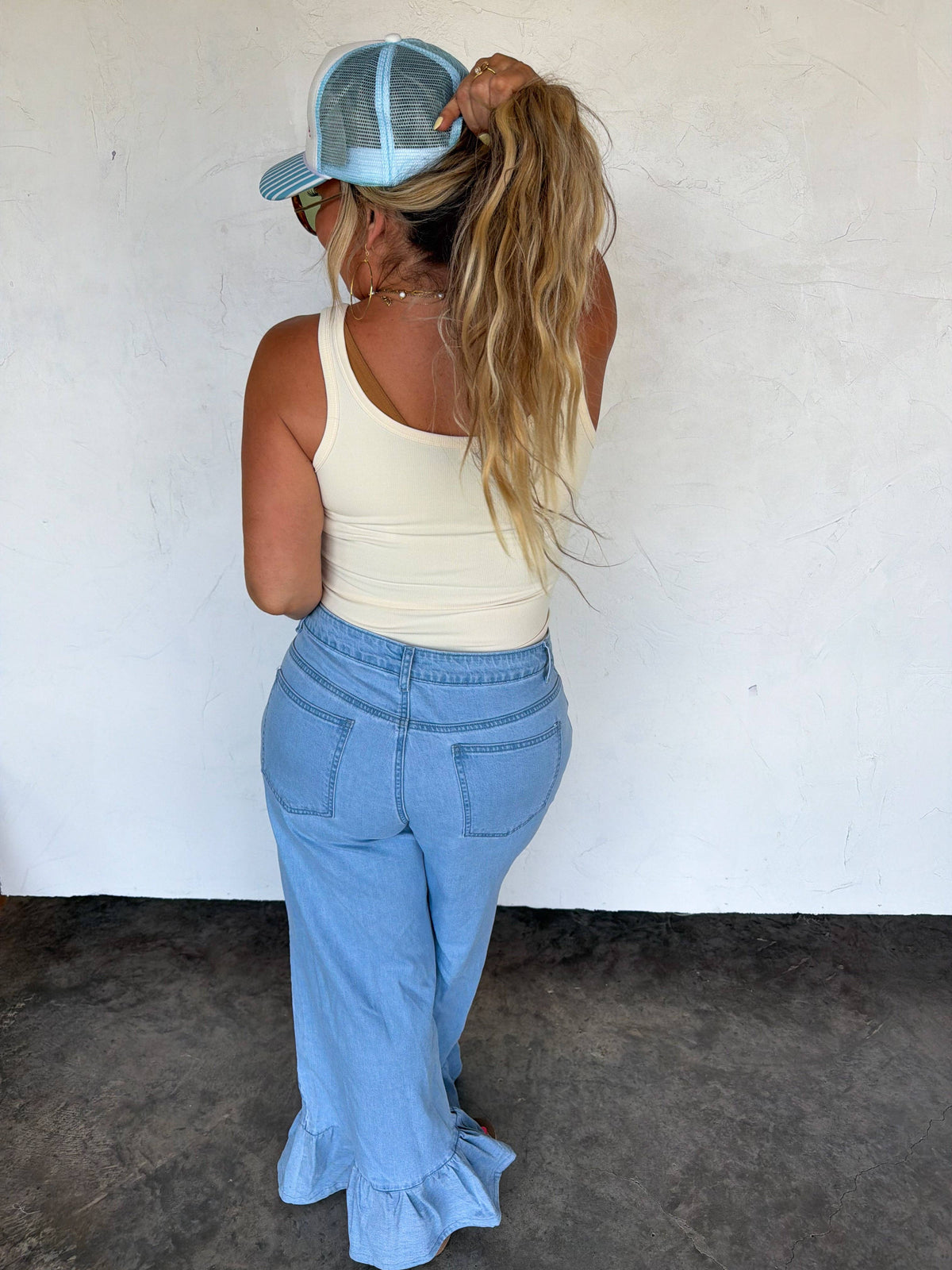 CALLIE RUFFLE JEANS