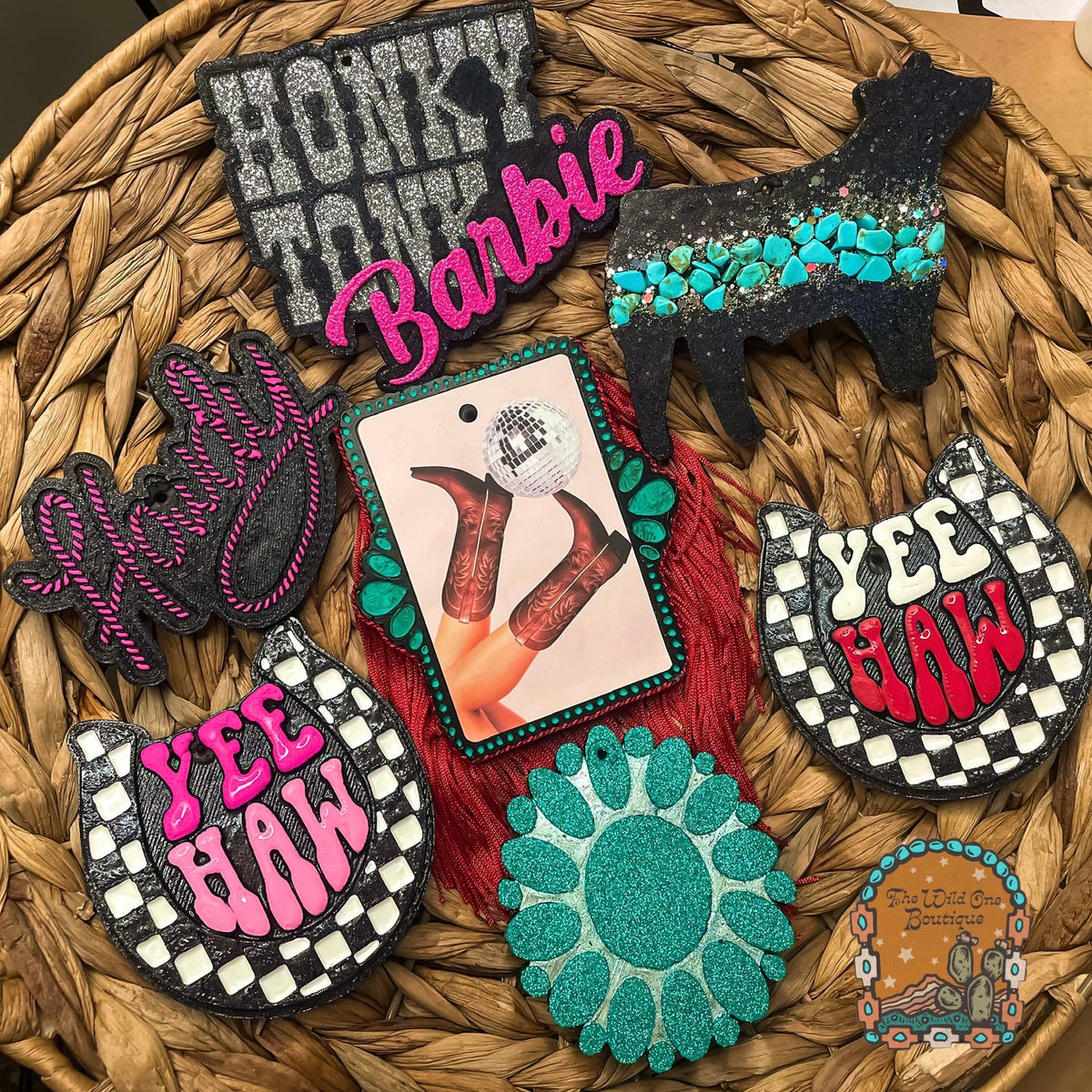 Disco Cowgirl 7 Pack Car Freshies 