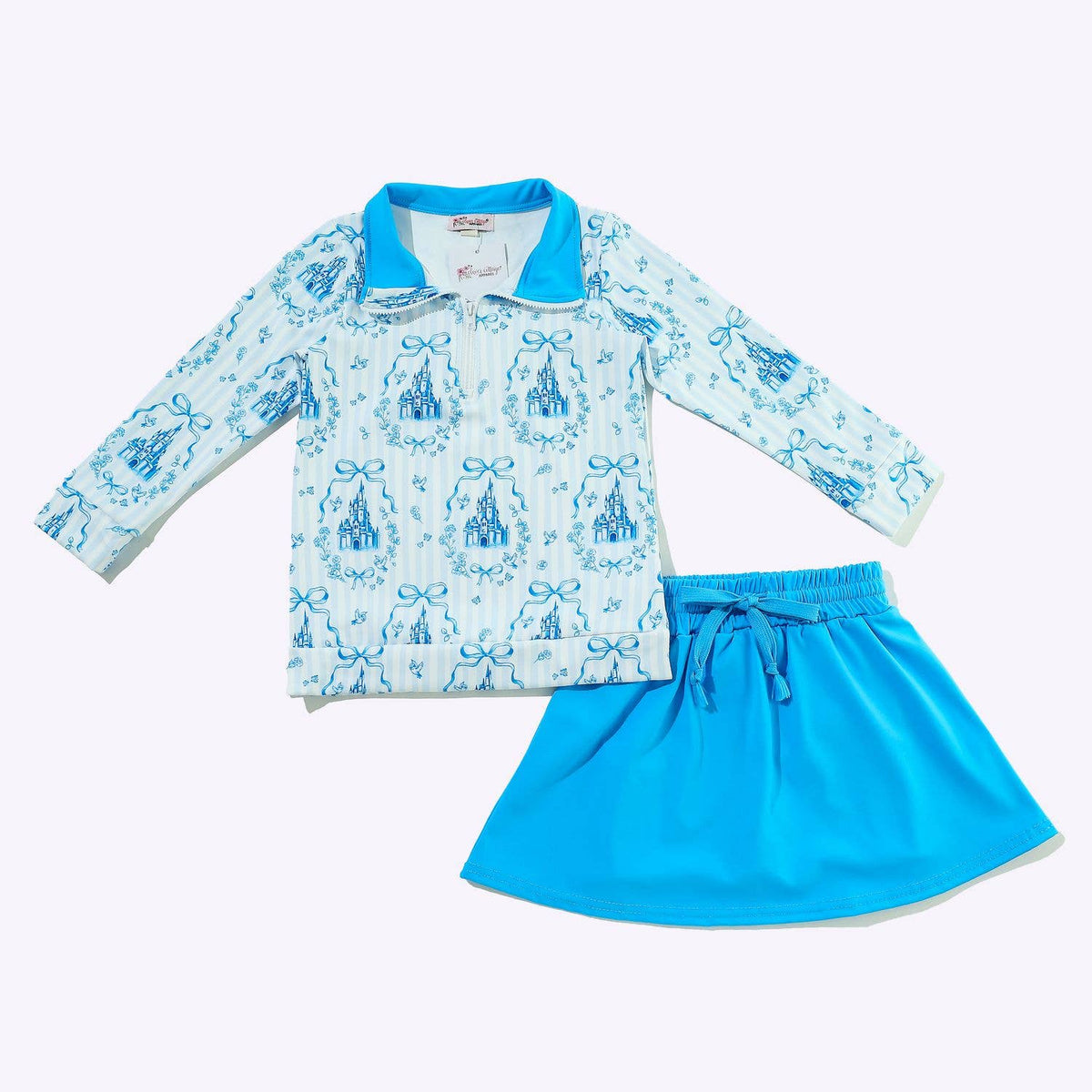 Castle Quarter Zip Girls Skort Set