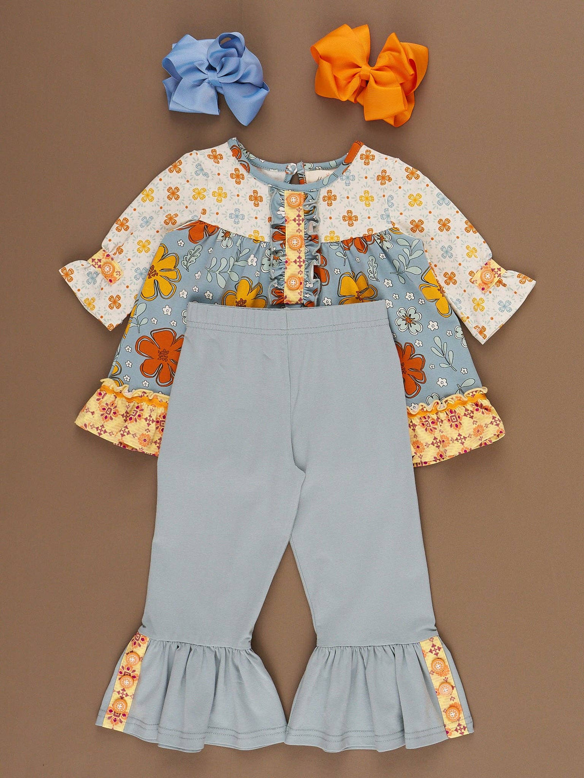 Golden Hour Cloud Ruffle Outfit