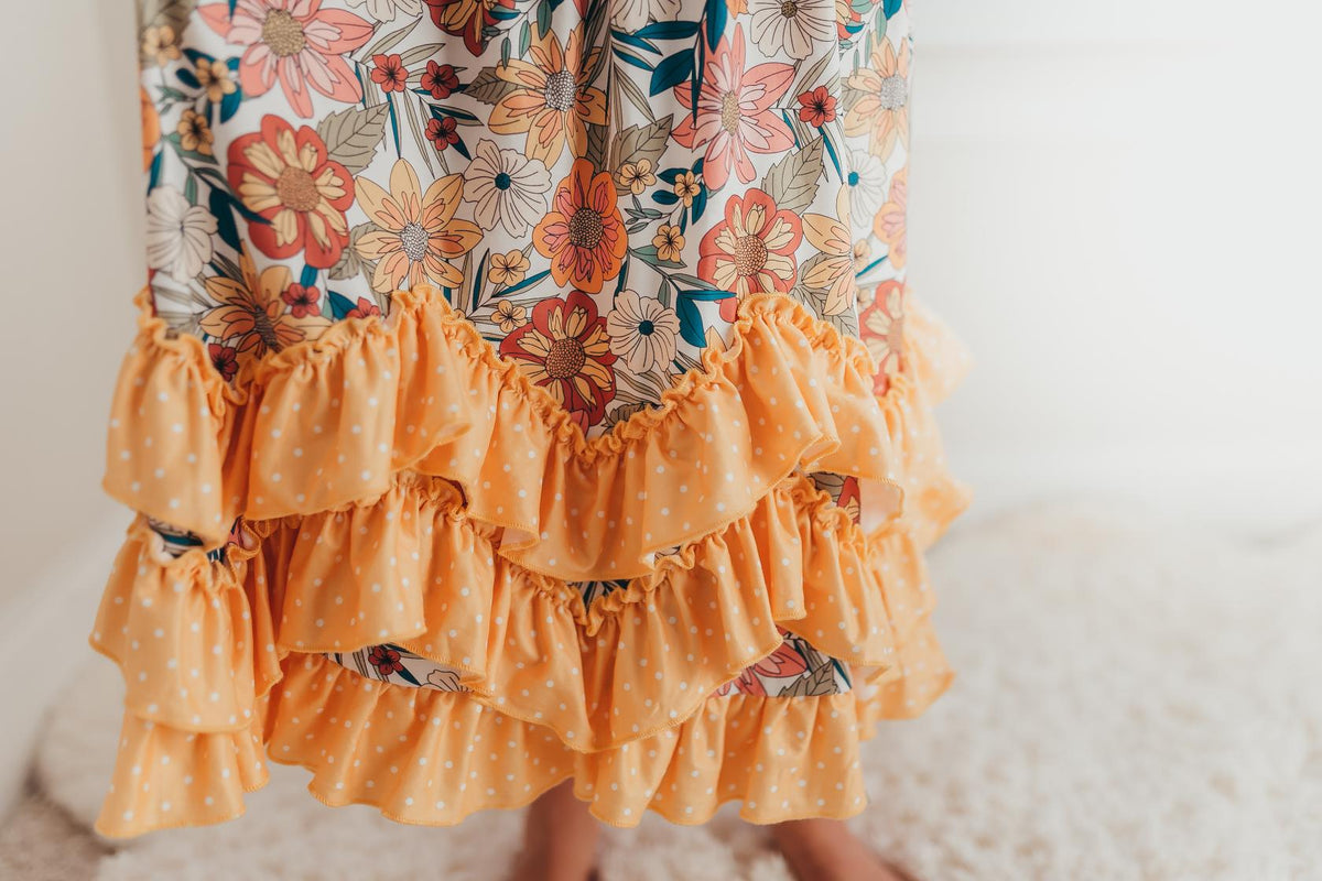 Butter 3 Ruffle Dress