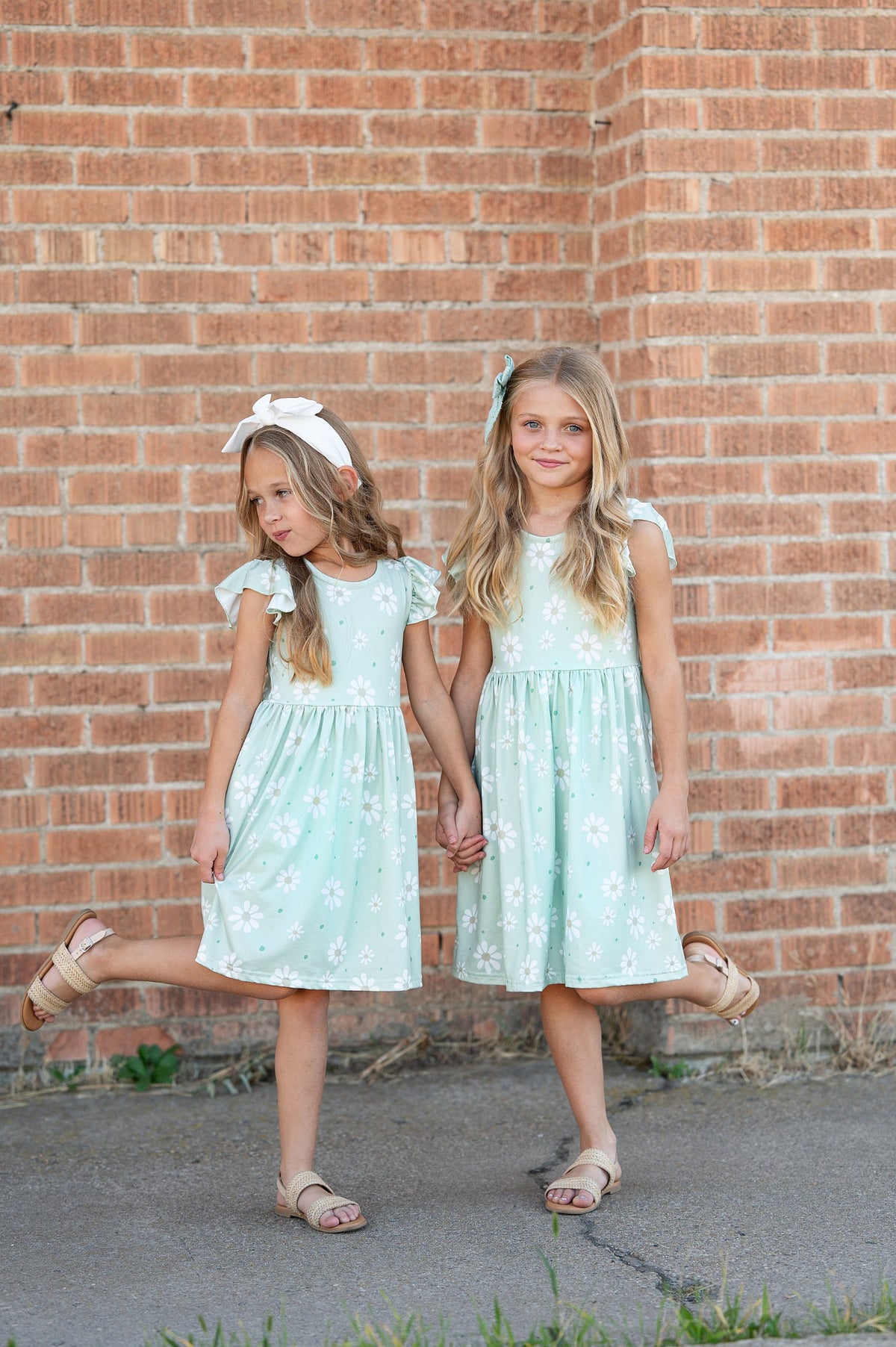 Claire Sage Floral Dress
