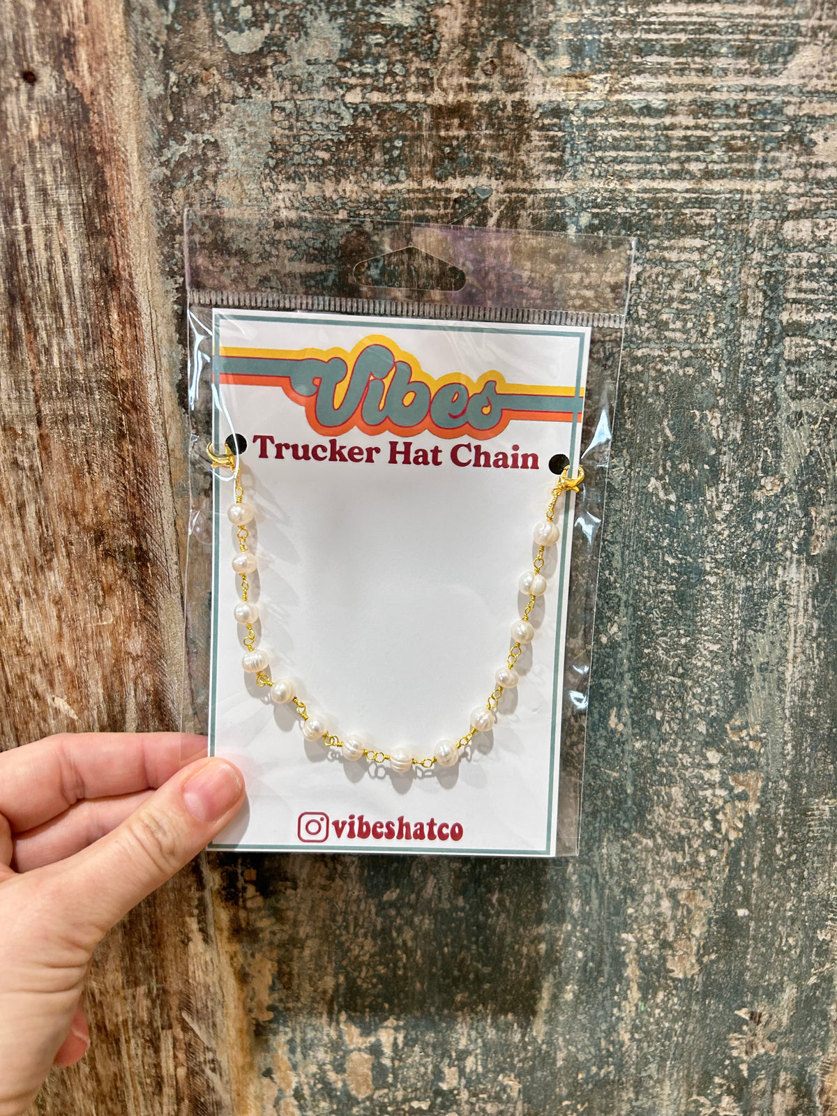 Cultured Pearl Trucker Chain