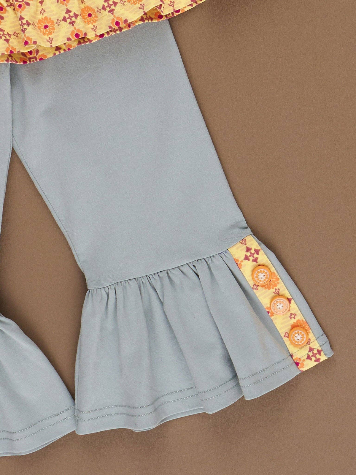 Golden Hour Cloud Ruffle Outfit