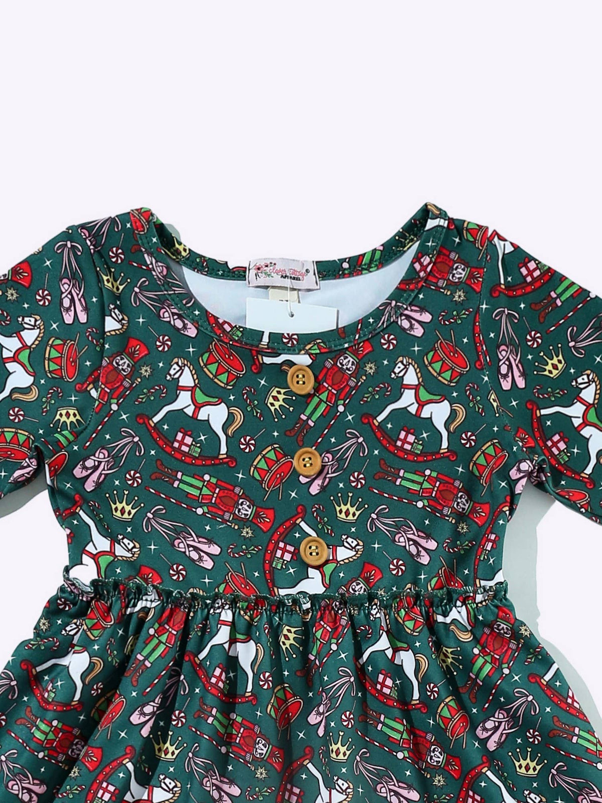 Emerald Christmas Ballet Girls Dress