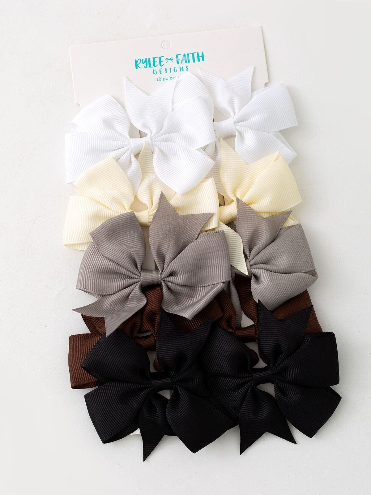 Girls Bow Hair Clip Set