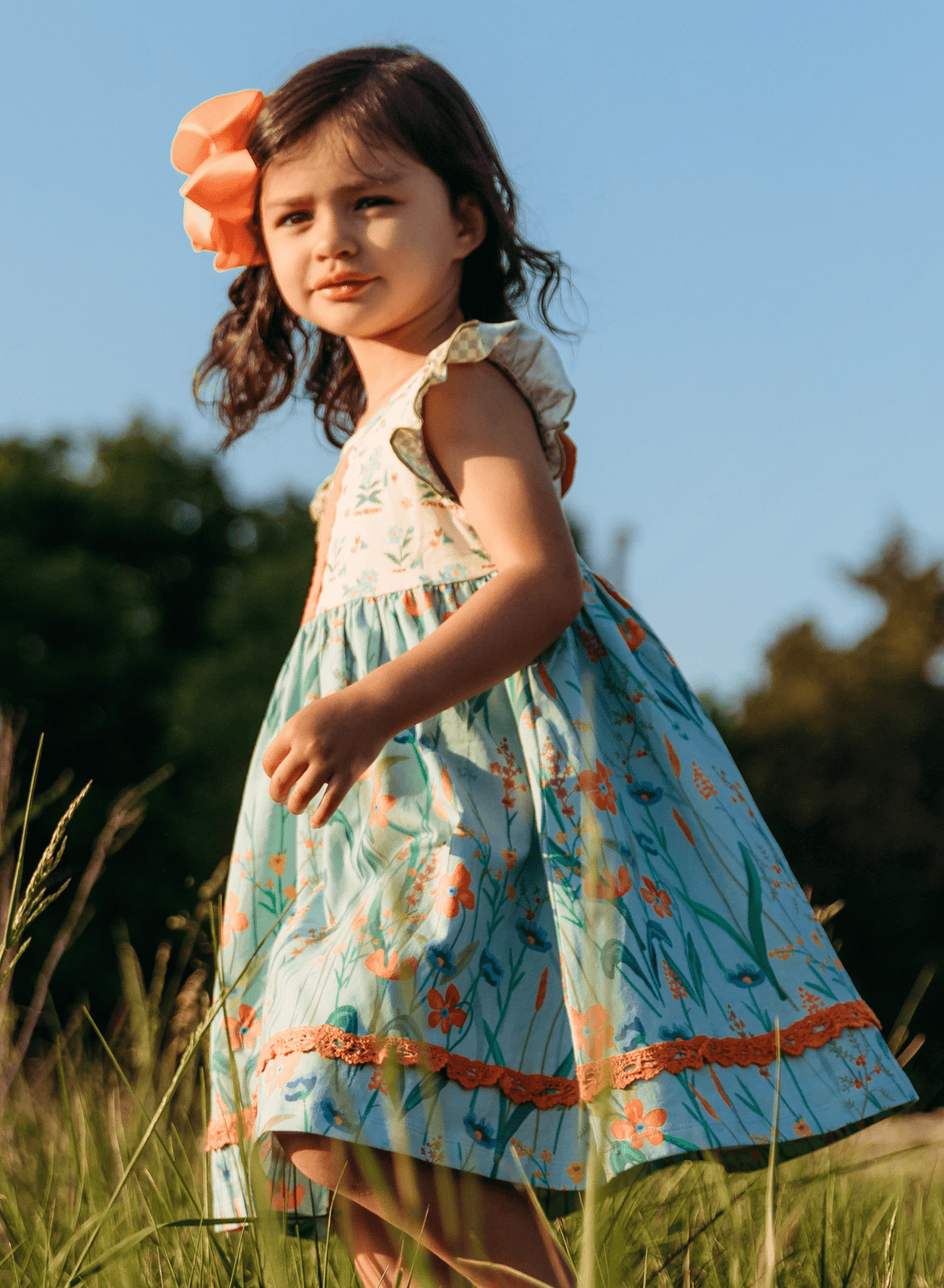 Into the Meadows Ruffle Dress