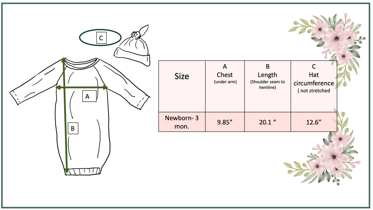 Blue Fish Baby Gown