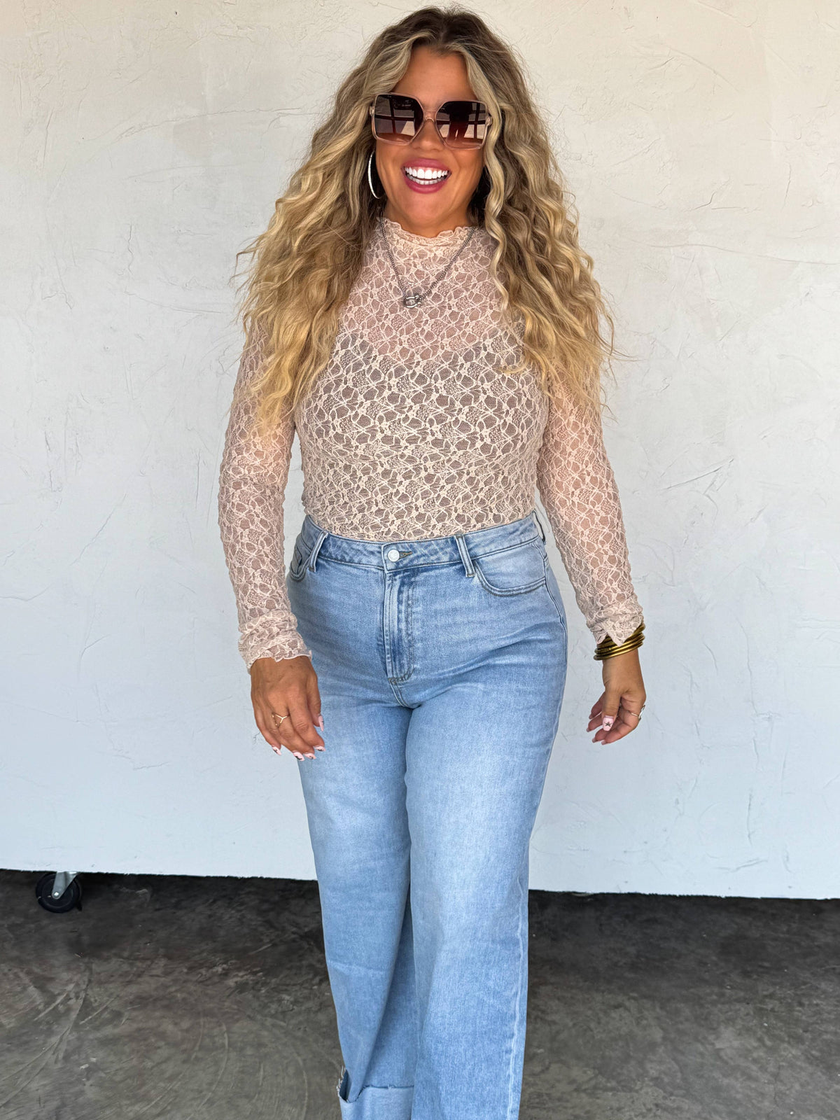 THE LENI WIDE CUFF JEAN