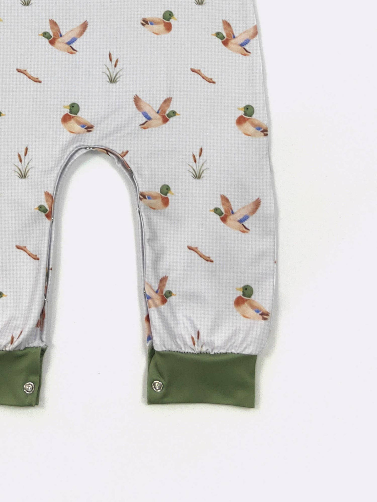 Duck Check Boy Romper
