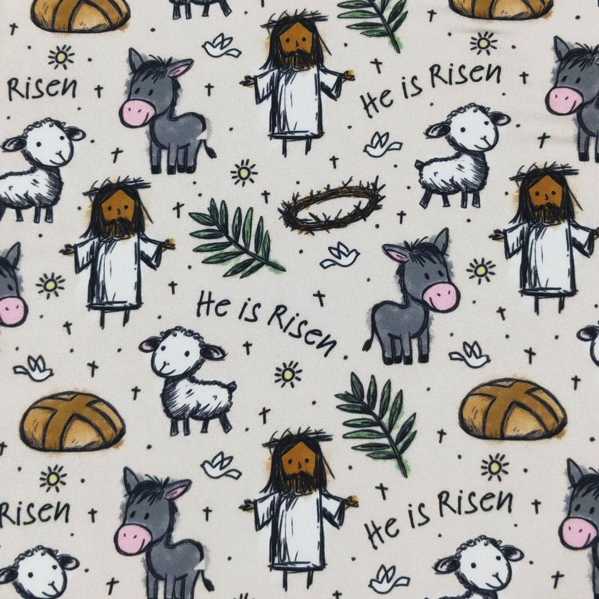 He is Risen Boy Romper