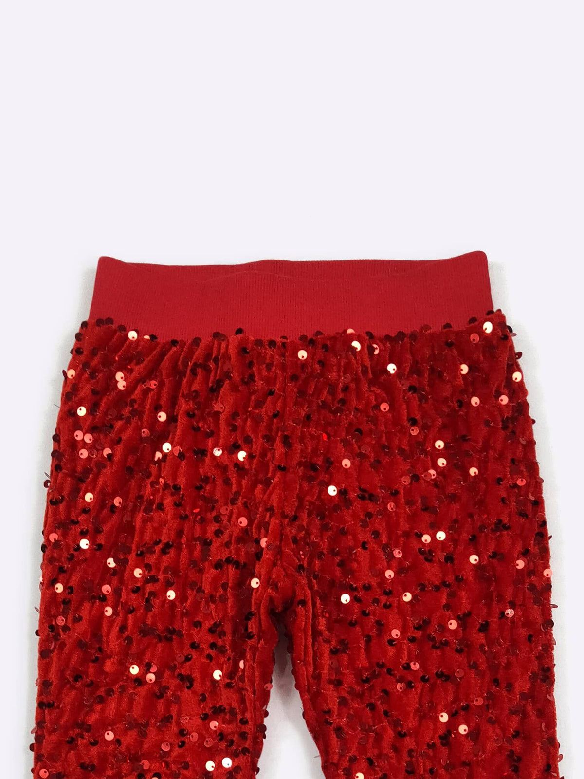 Red Sequin Flares