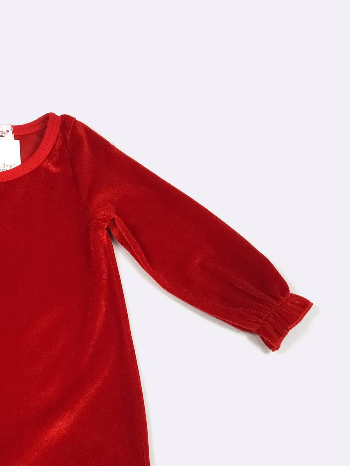 Red Velvet Baby Romper