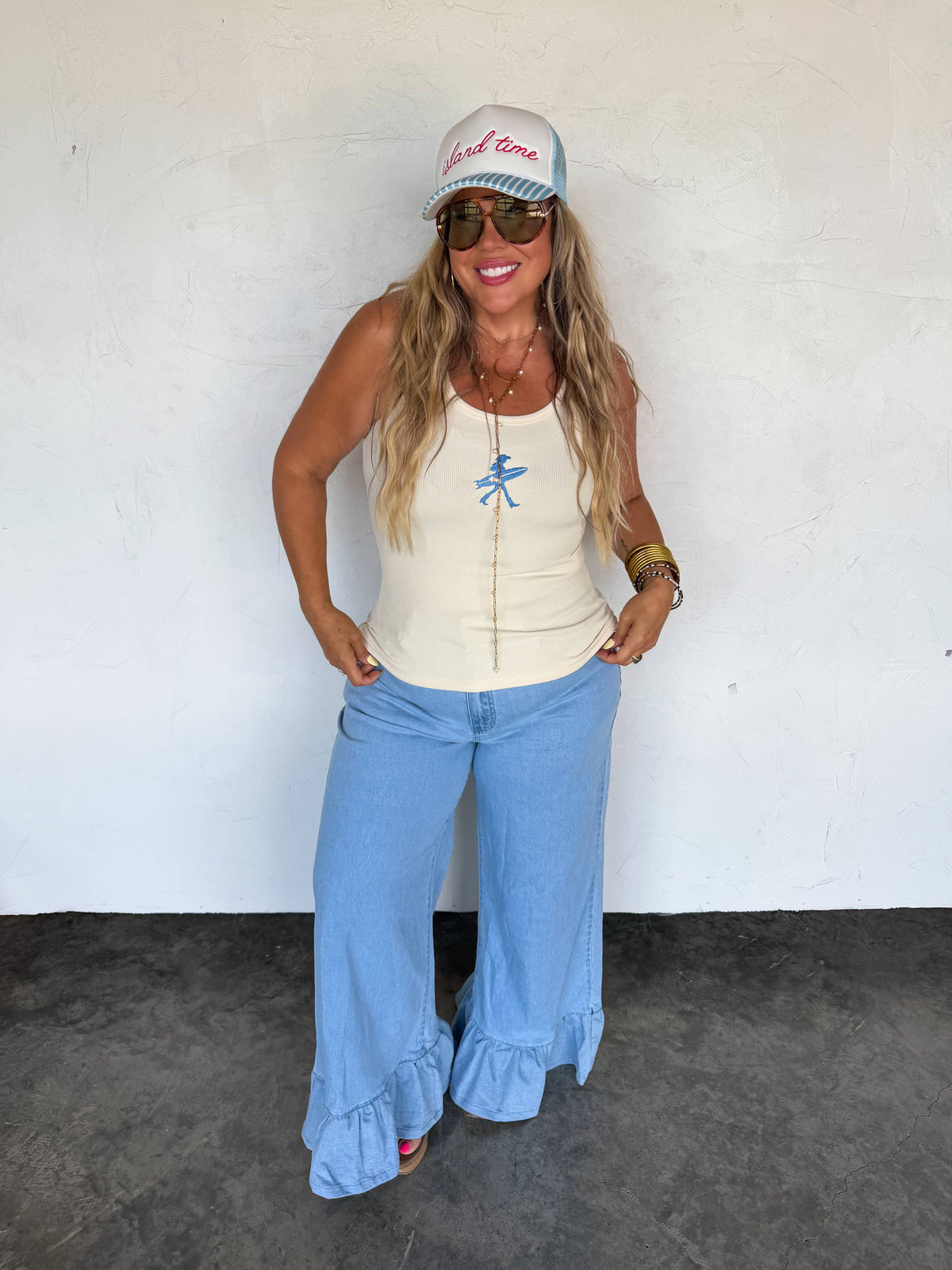 CALLIE RUFFLE JEANS