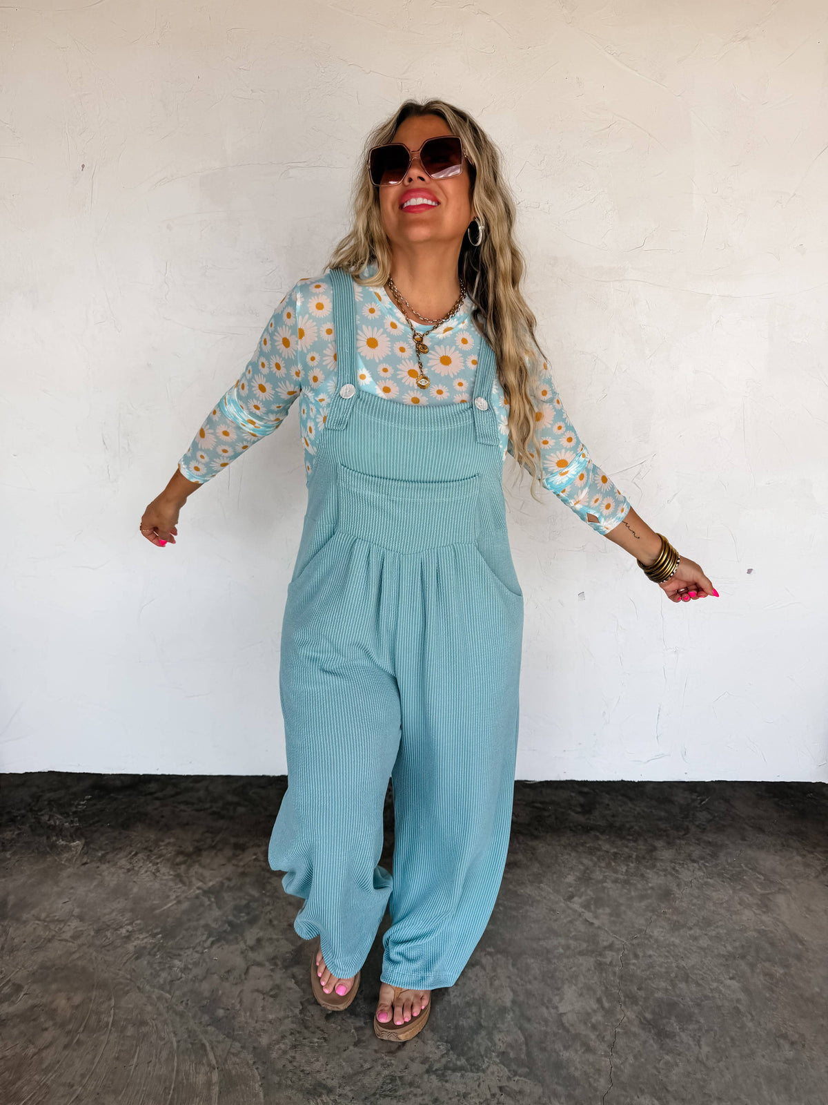 SPRING KARLI BOHO OVERALLS