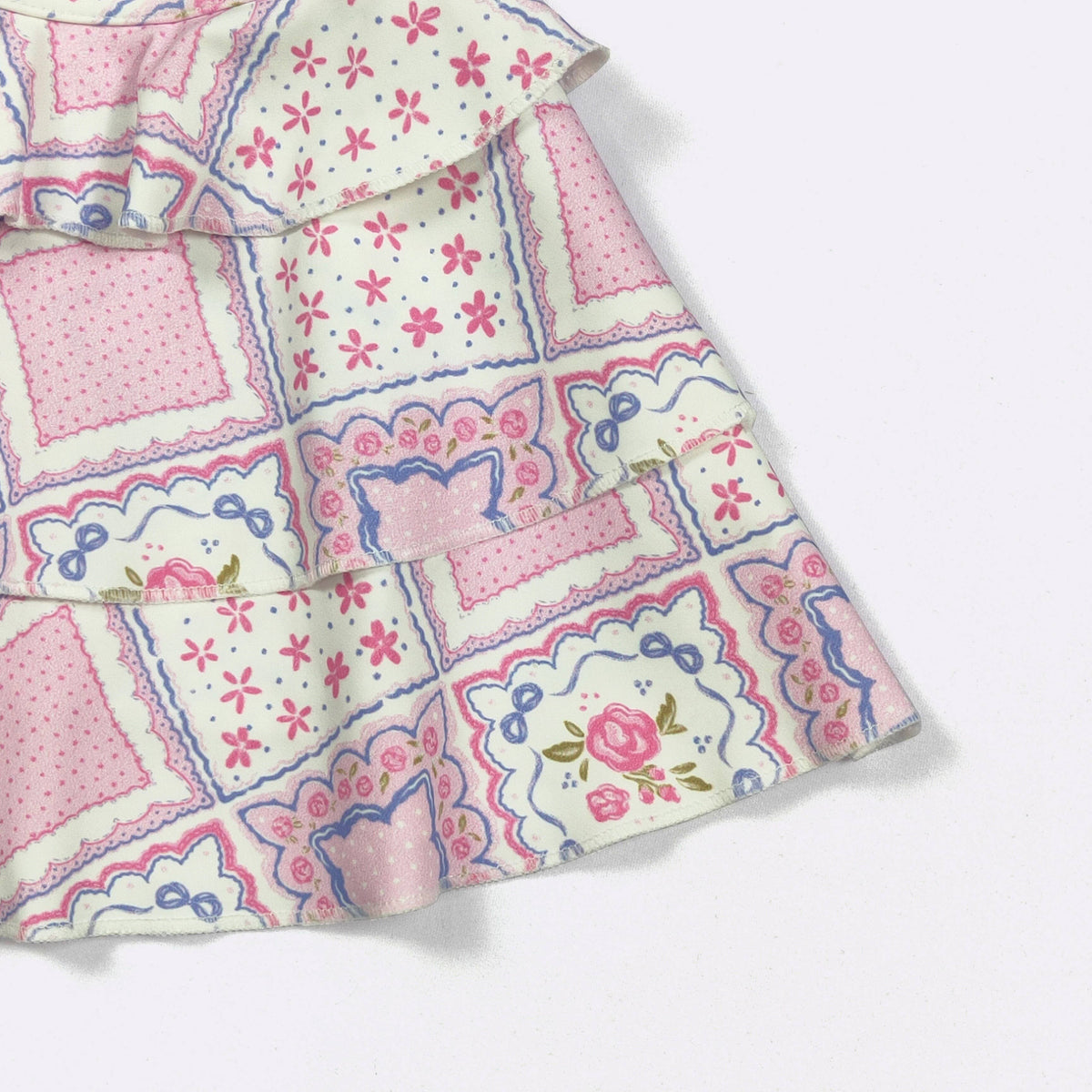 Quilted Rose Girls Skort Set